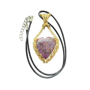 Amulet Rubinowe Serce zdjecie