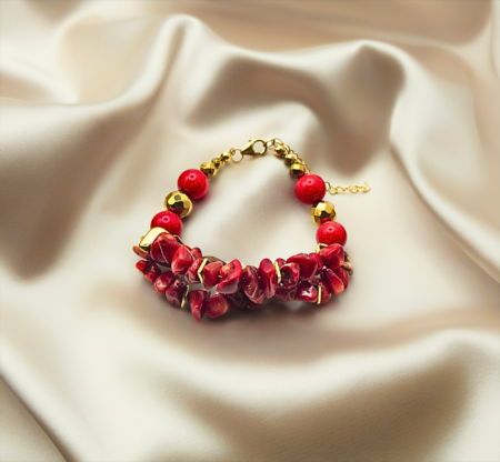 Bransoletka Red Koral
