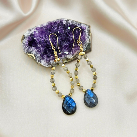 kolczyki blue magic
